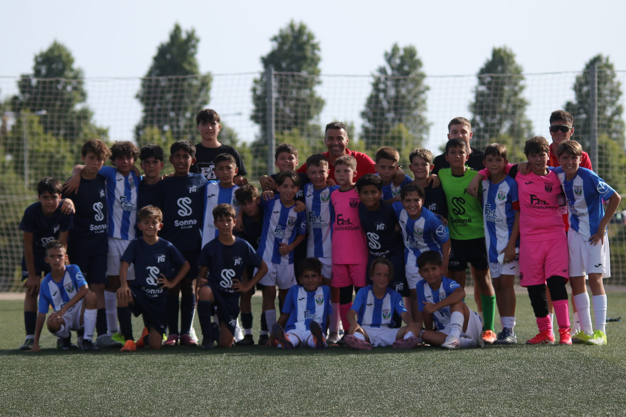 Jugadores durante una actividad Futgo Talent