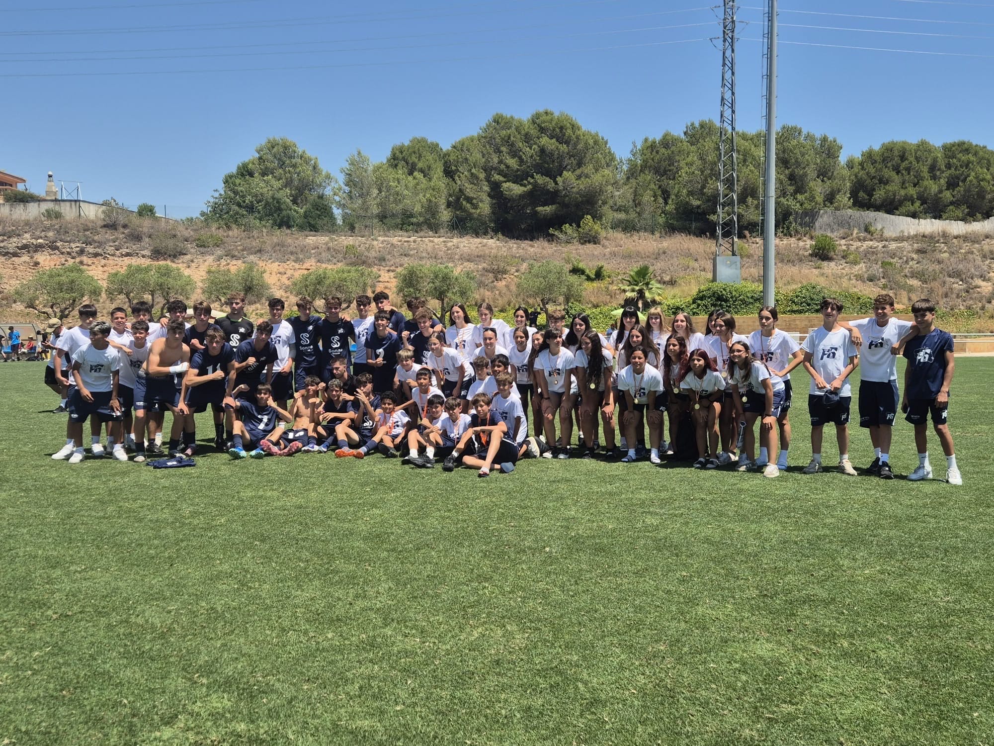 Grupo de participantes en clínic Futgo Talent